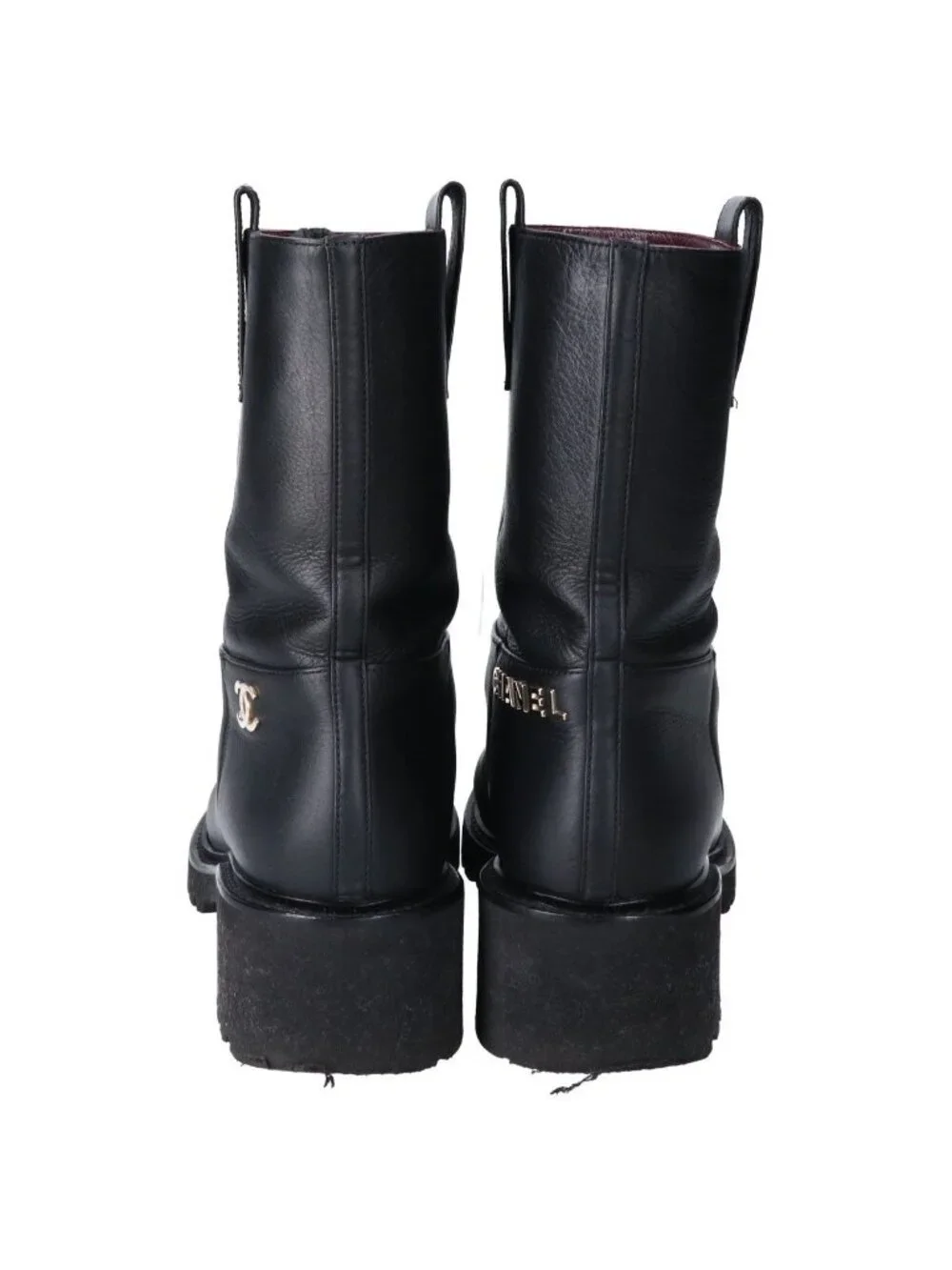 Chanel Calfskin Engineer Boots